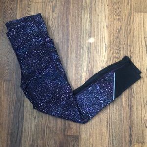 Size 4 lululemon multi-colored leggings